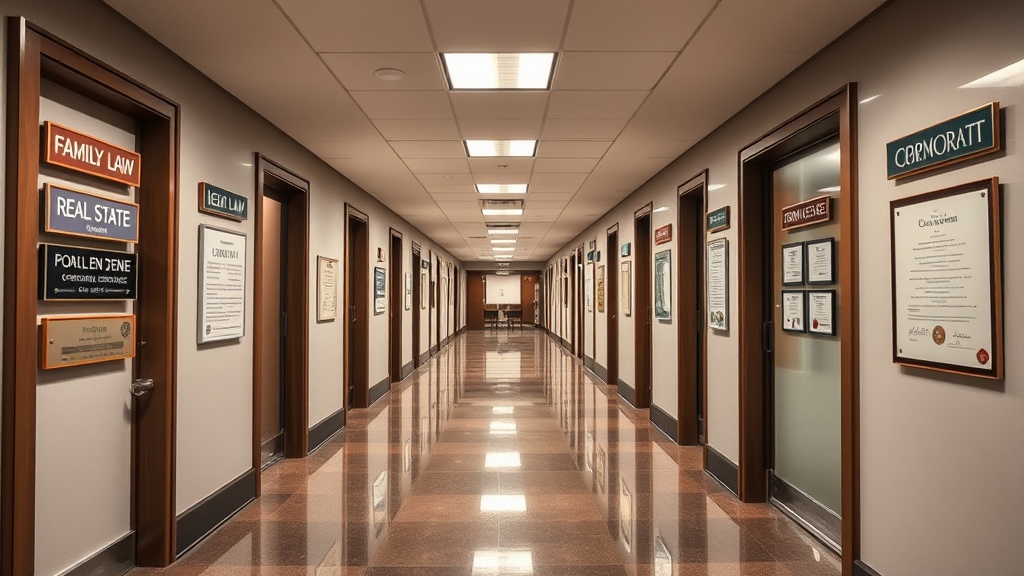 התמחויות שונות של עורכי דין